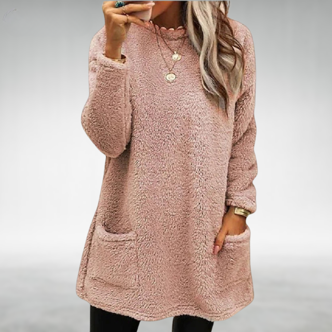 Amelia™ - Fleece Pocket Sweater