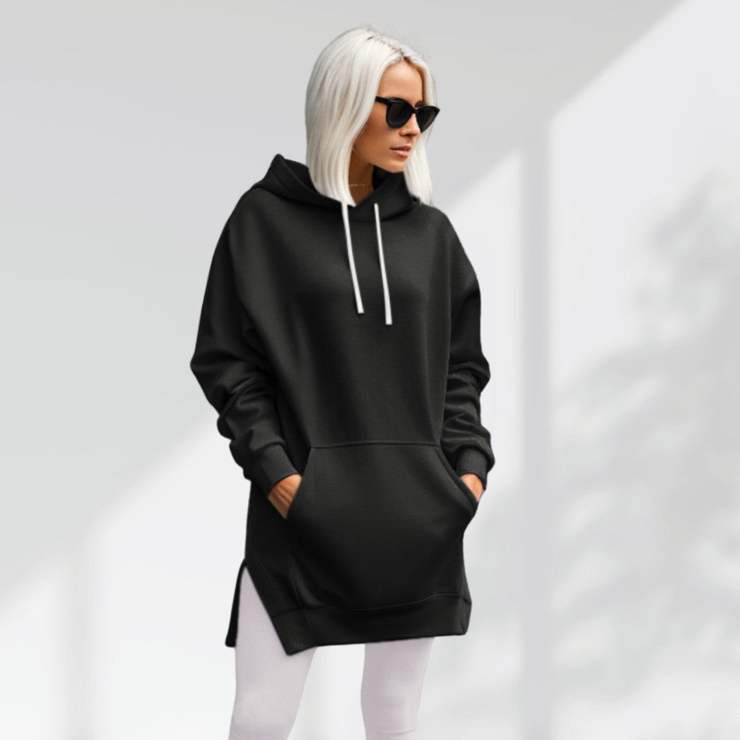 Olivia – Oversized Hoodie Dress With Pockets