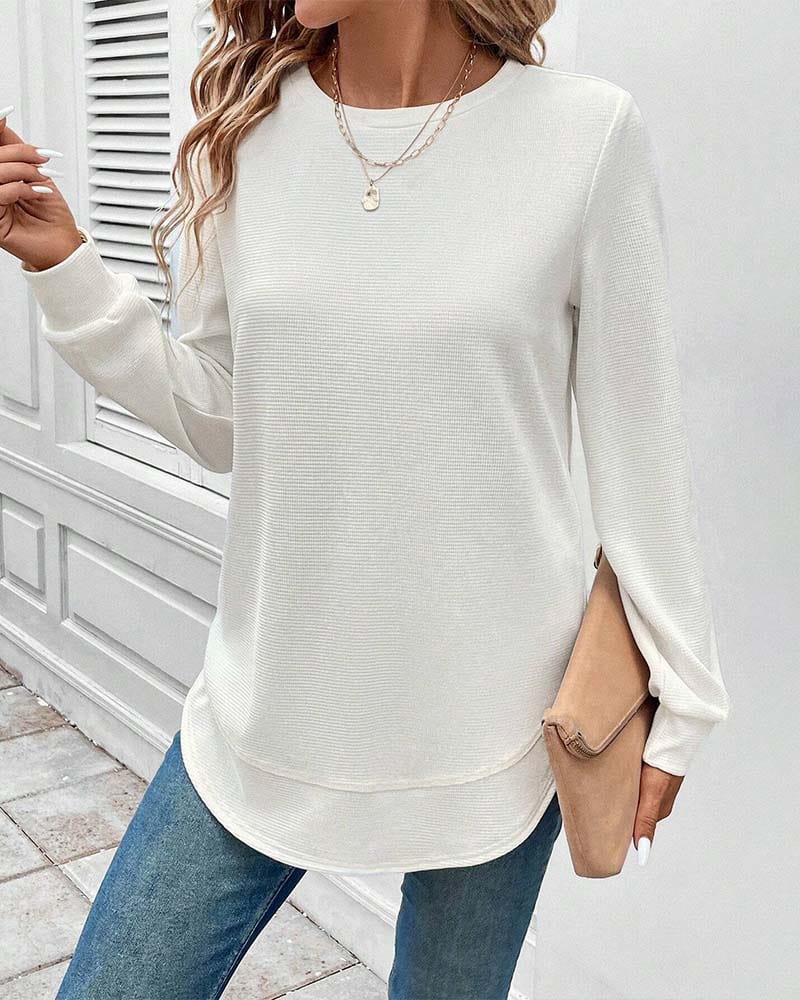 Marisa™ O-Neck Long Sleeve