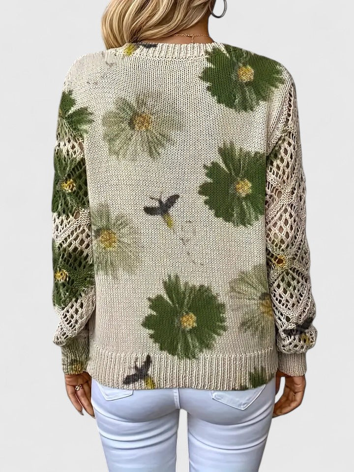 Olivia | Elegant jumper with floral design