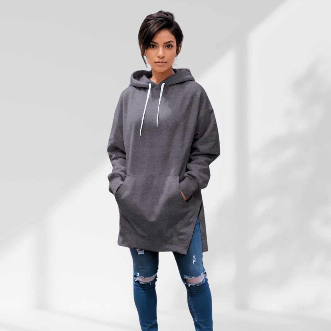 Olivia – Oversized Hoodie Dress With Pockets