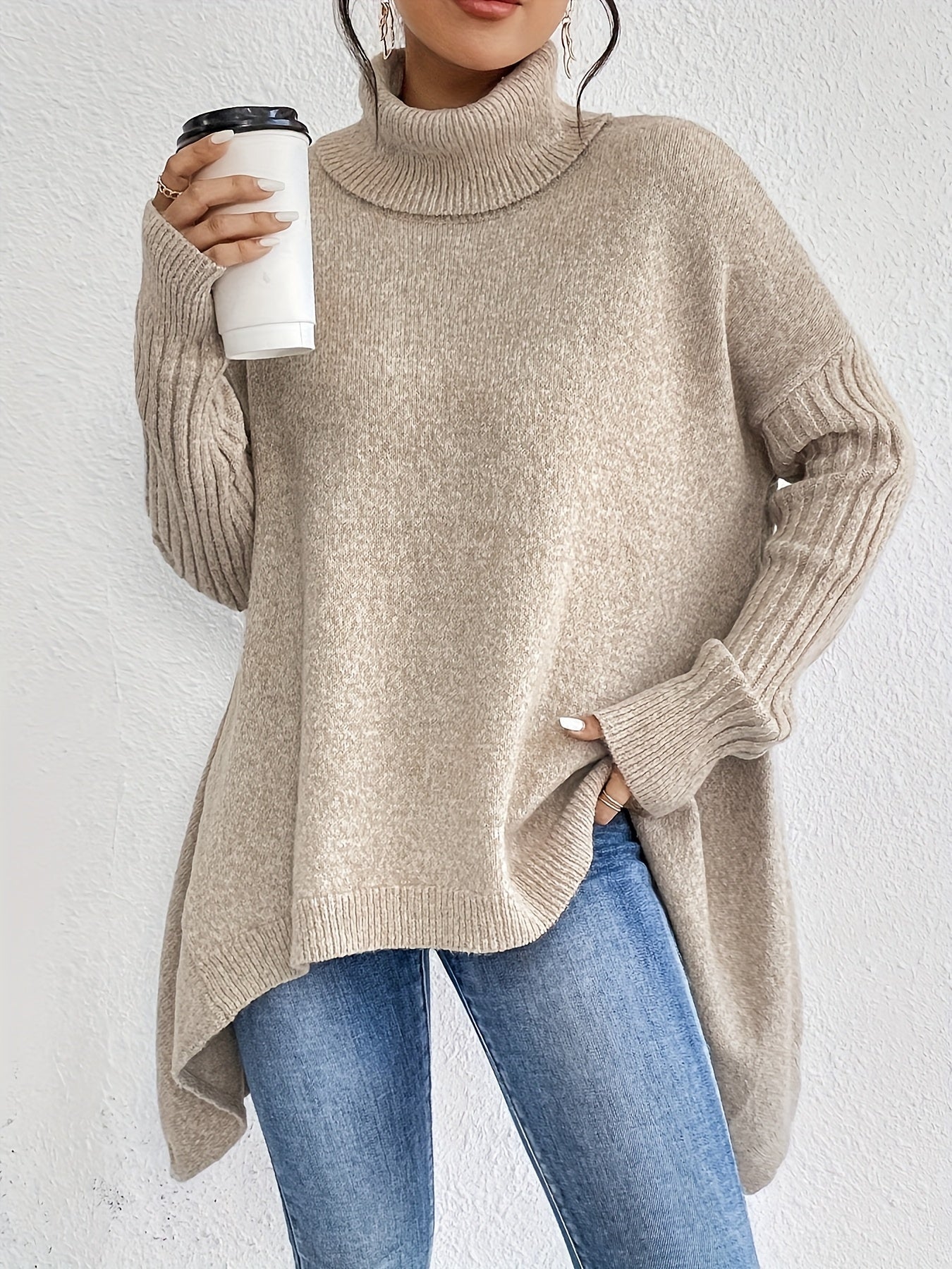 Lena™ - High Neck Sweater