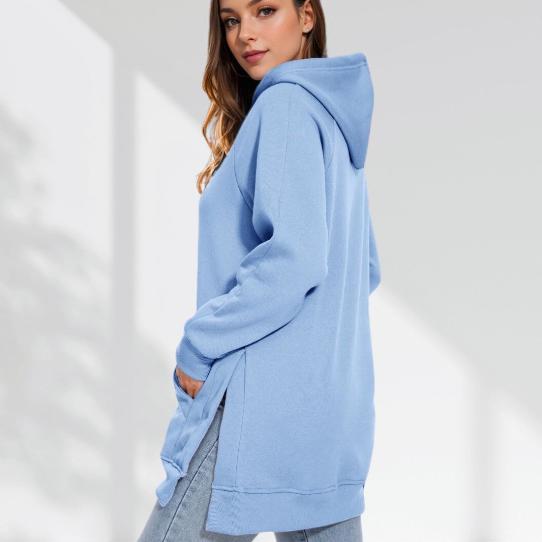 Olivia – Oversized Hoodie Dress With Pockets