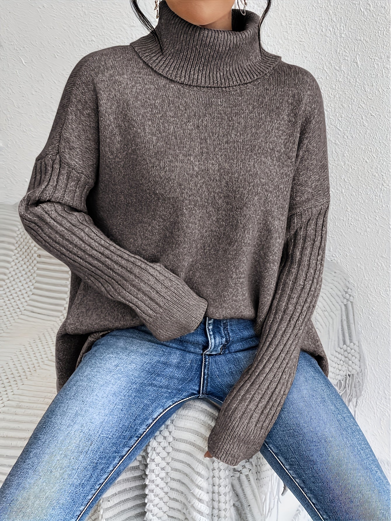 Lena™ - High Neck Sweater