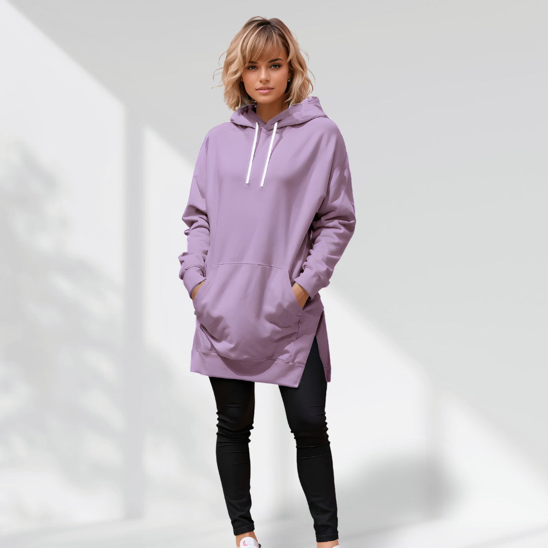 Olivia – Oversized Hoodie Dress With Pockets