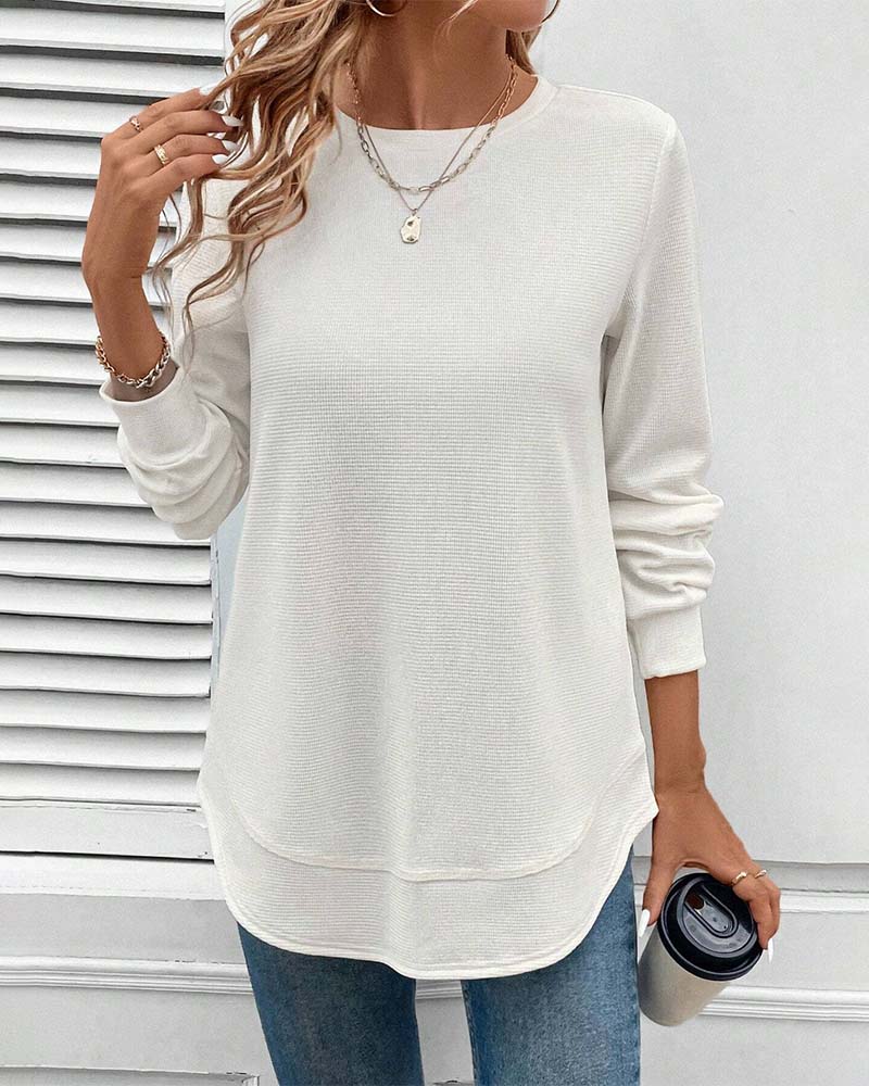 Marisa™ O-Neck Long Sleeve