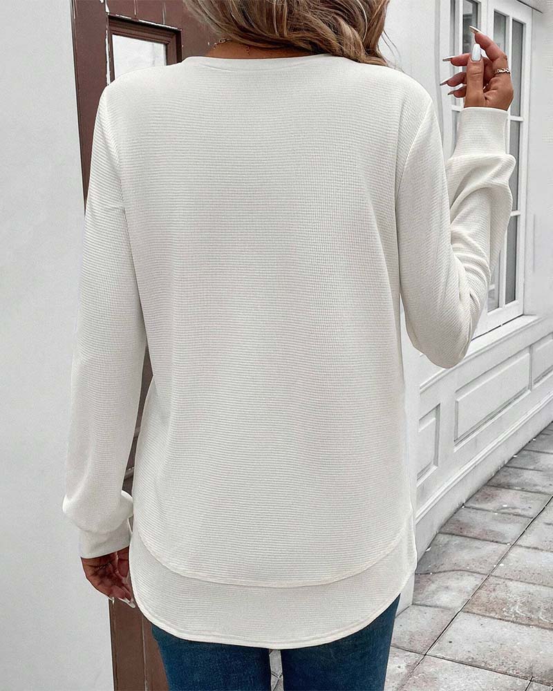 Marisa™ O-Neck Long Sleeve