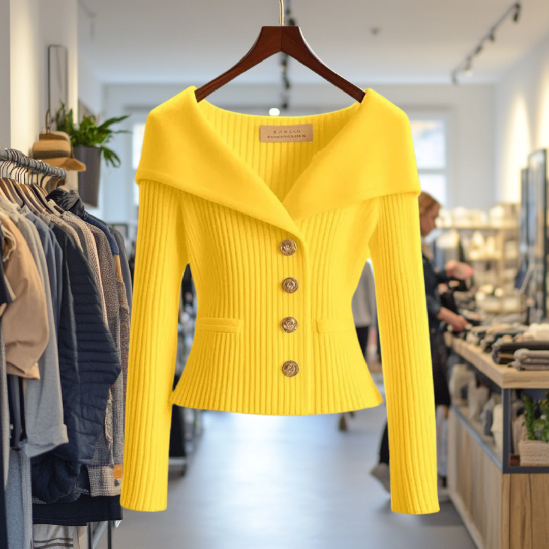Celene™ – Elegant Knit Blazer