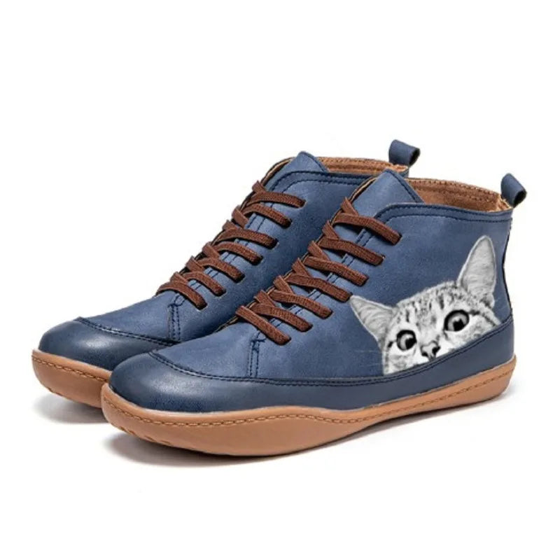 Aria™ – Playful Cat-Art Boots