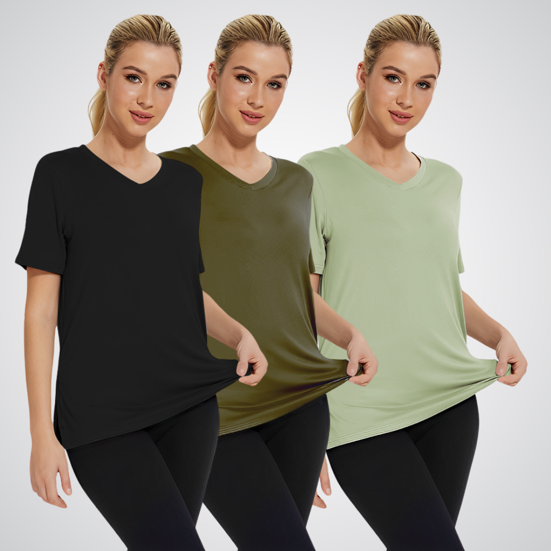 Aria™ – Relaxed Fit Tee Trio (Pack of 3)