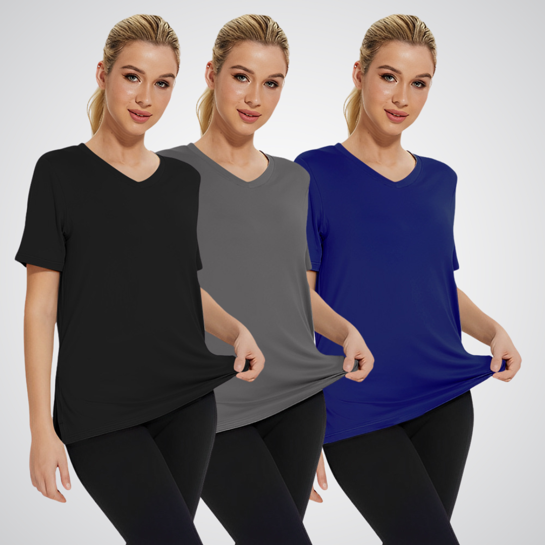 Aria™ – Relaxed Fit Tee Trio (Pack of 3)