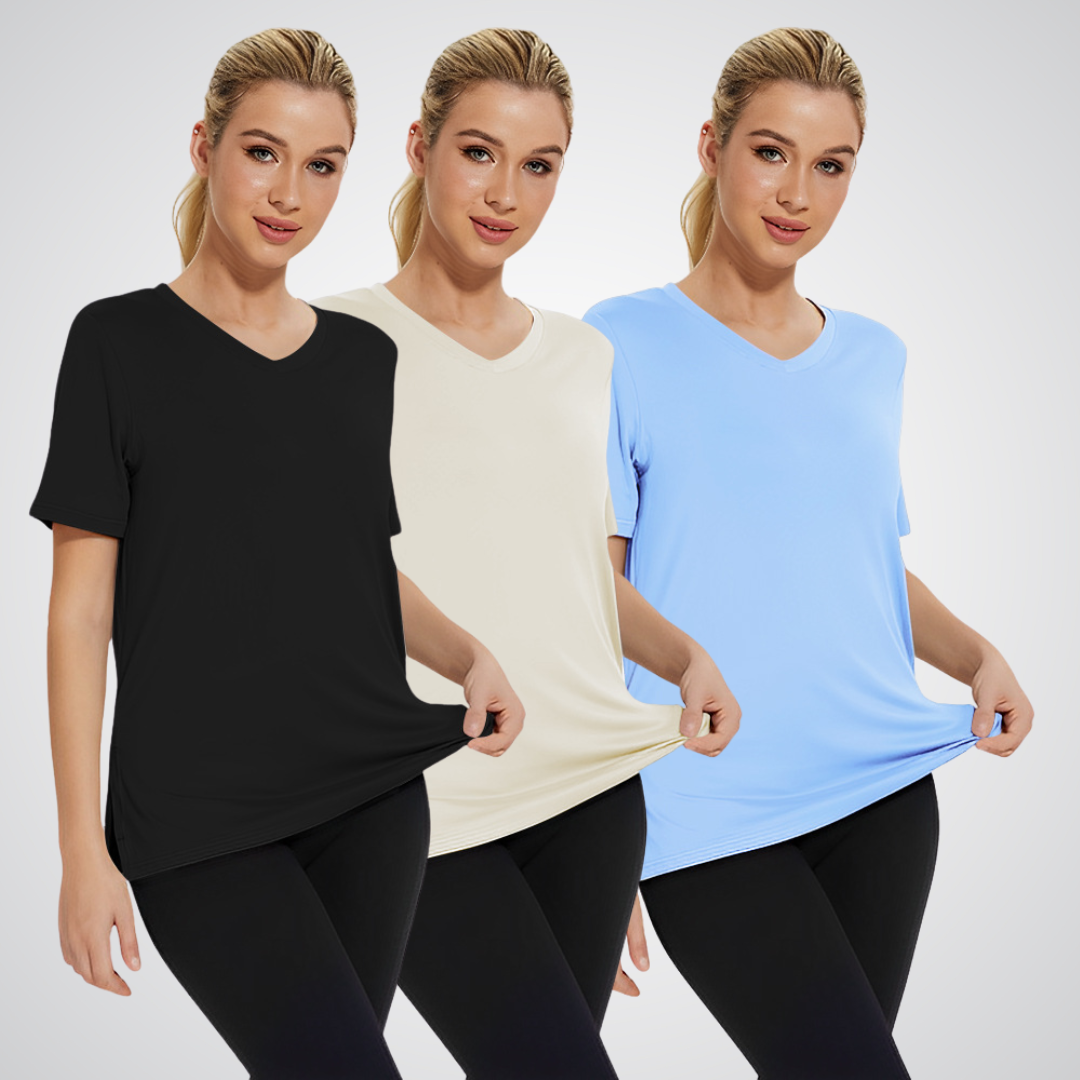 Aria™ – Relaxed Fit Tee Trio (Pack of 3)
