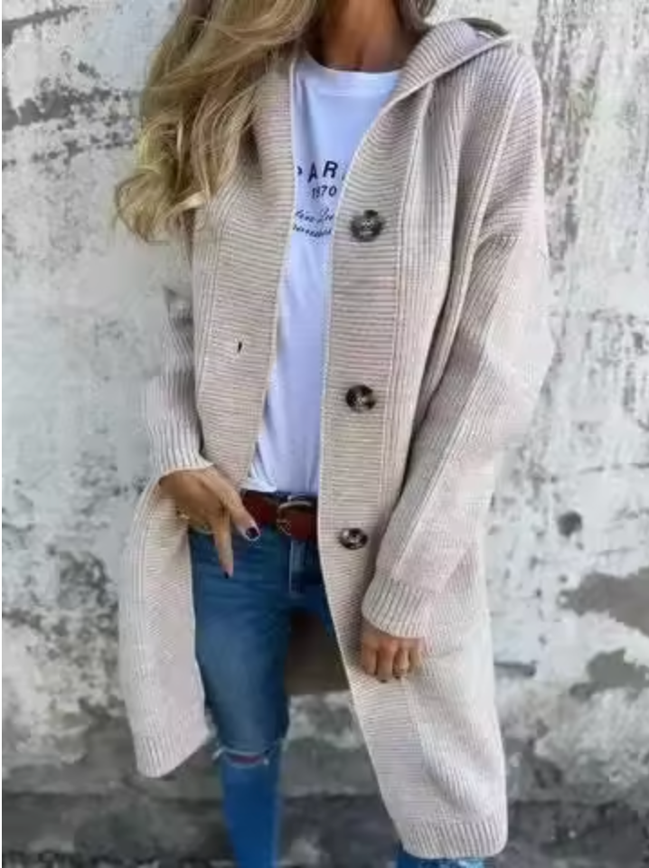 Clara™ – Long Knit Cardigan