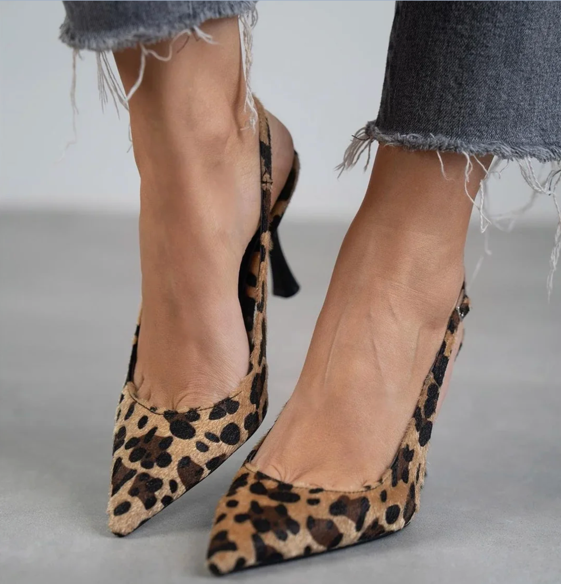 Sophie™ | Elegant Nude Slingback Heels