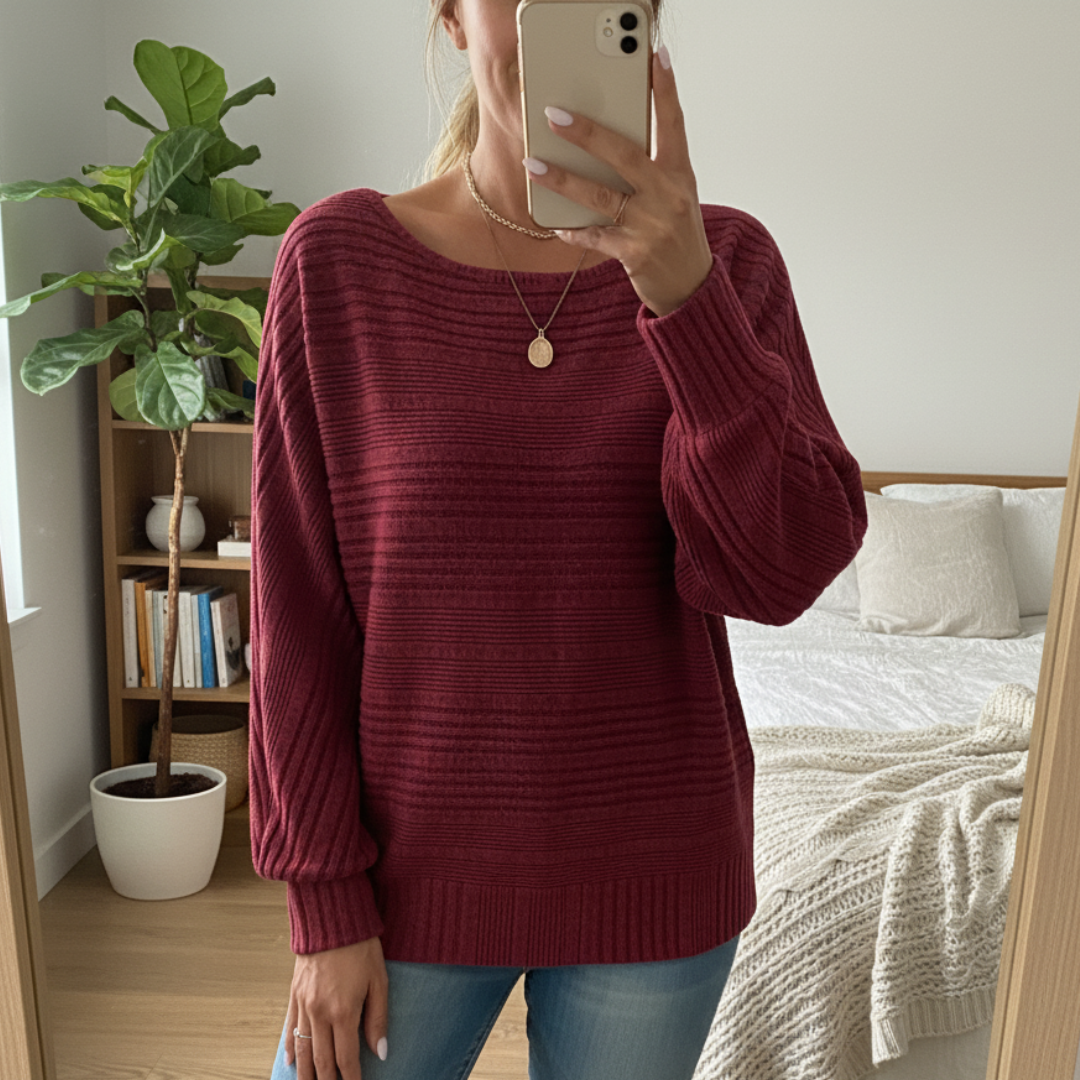 Faye™ – Classic Striped Knit Top