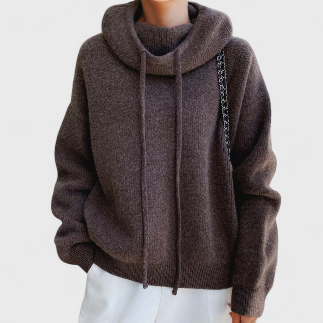 Charlotte™ – Merino Wool Knit Hoodie