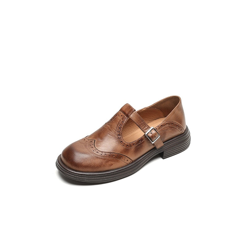 Liora™ - Elegant Leather Loafers