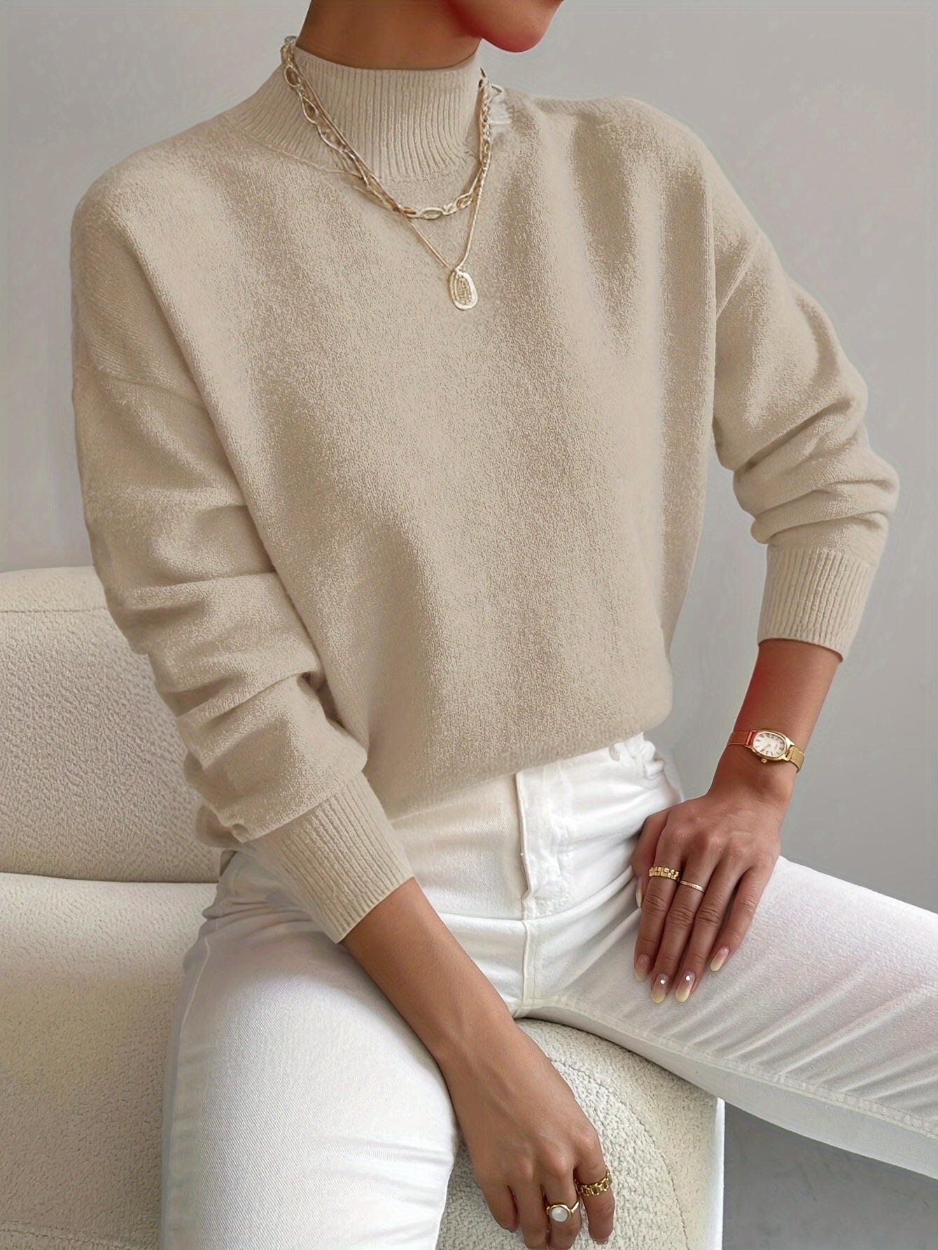 Chloe™ - Classic Turtleneck Sweater