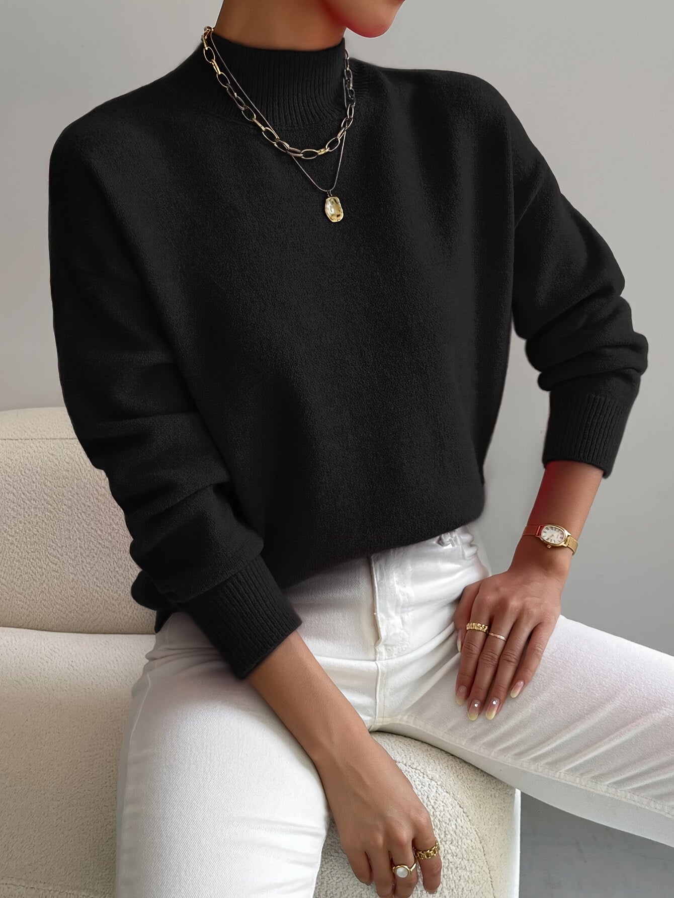 Chloe™ - Classic Turtleneck Sweater