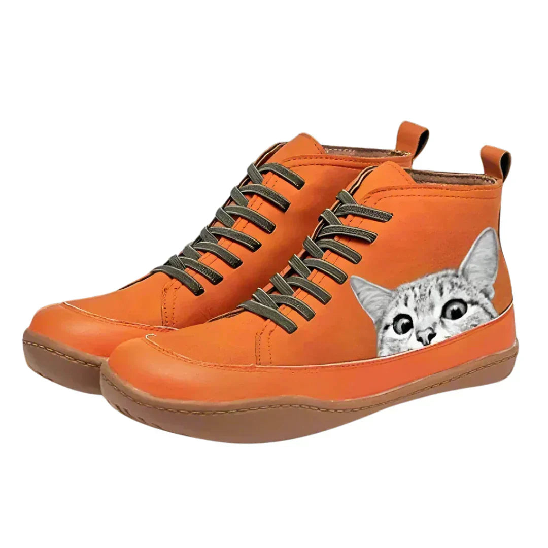Aria™ – Playful Cat-Art Boots