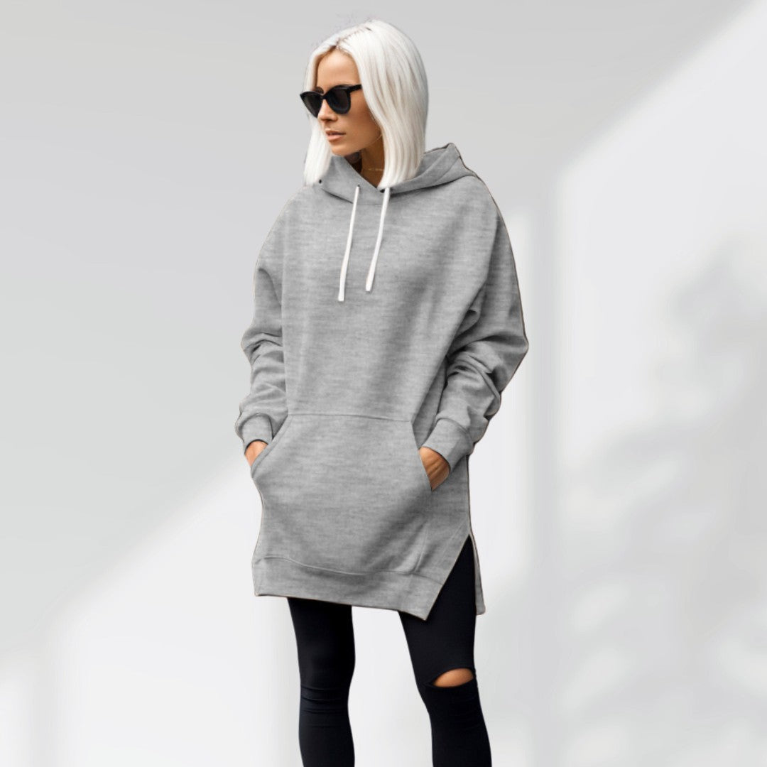 Olivia – Oversized Hoodie Dress With Pockets