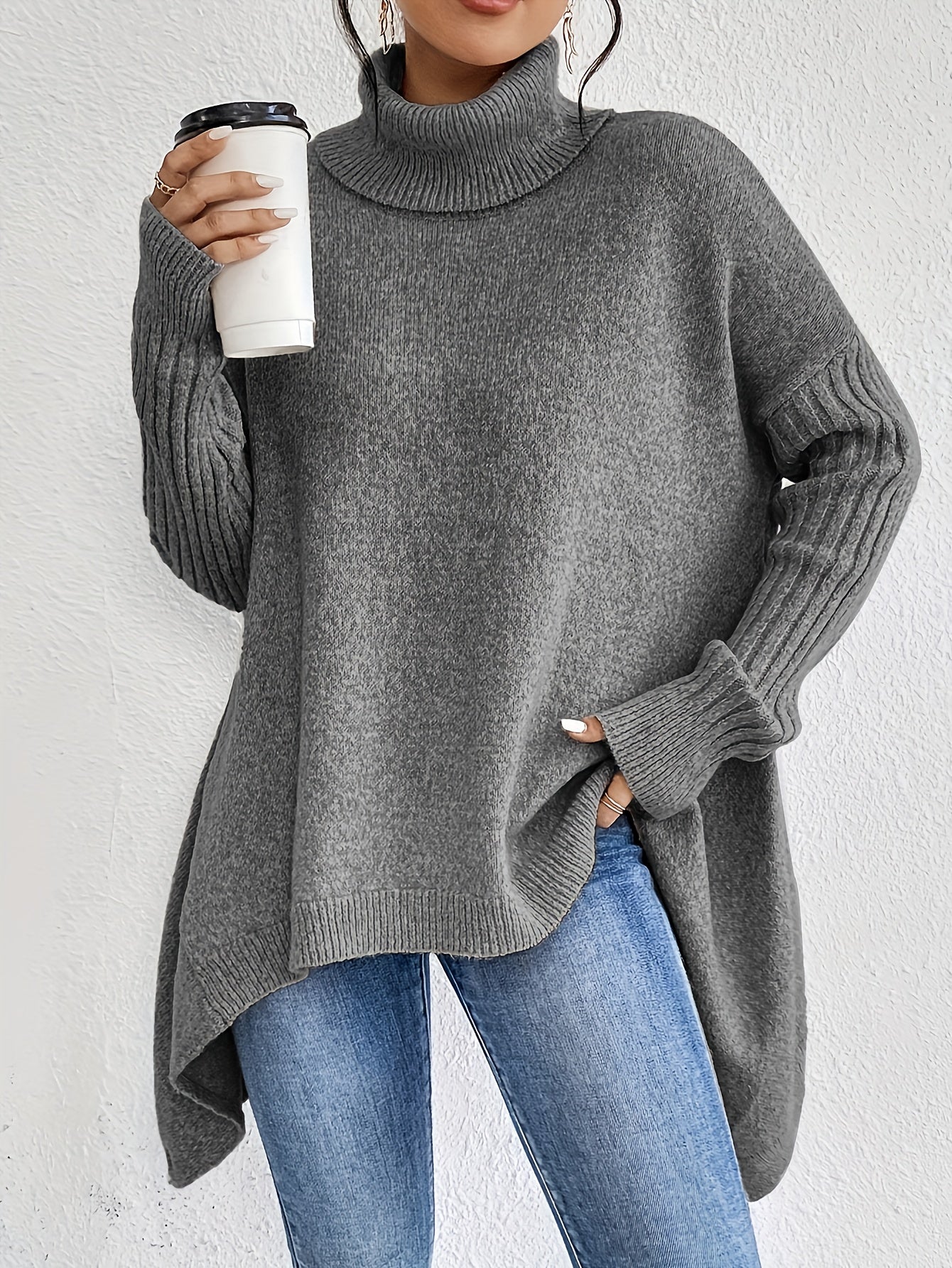 Lena™ - High Neck Sweater