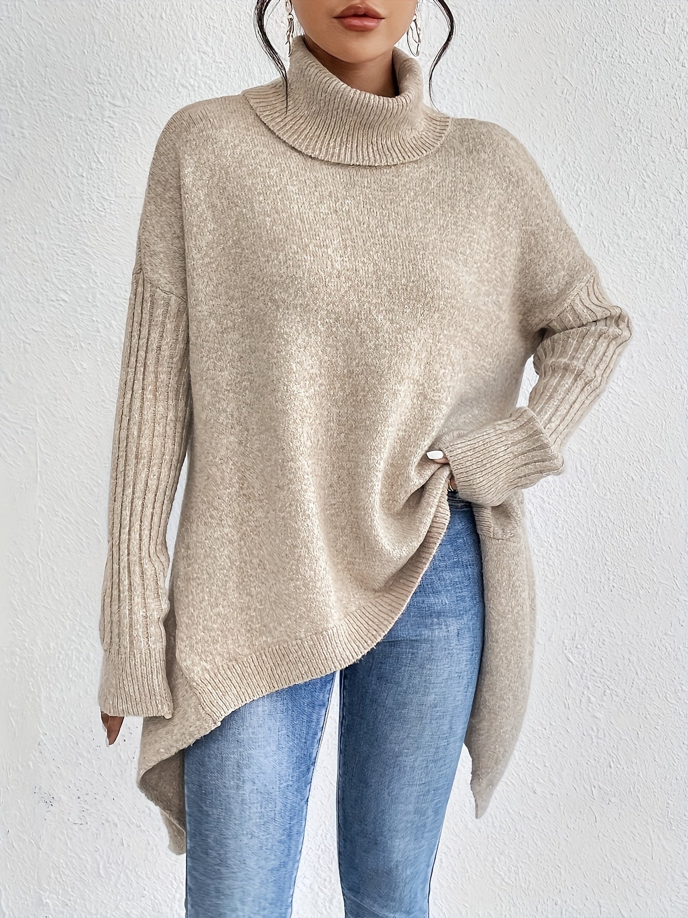 Lena™ - High Neck Sweater