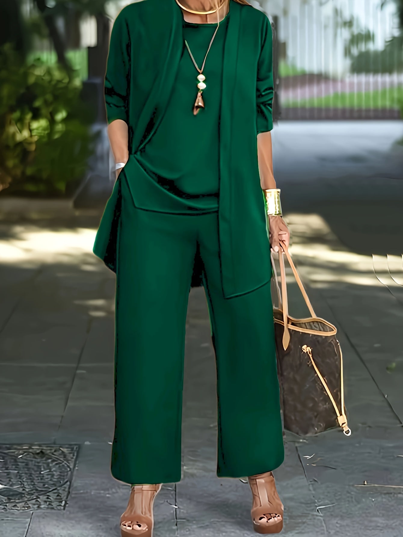 Isla-3-Piece Flowy Trouser Set