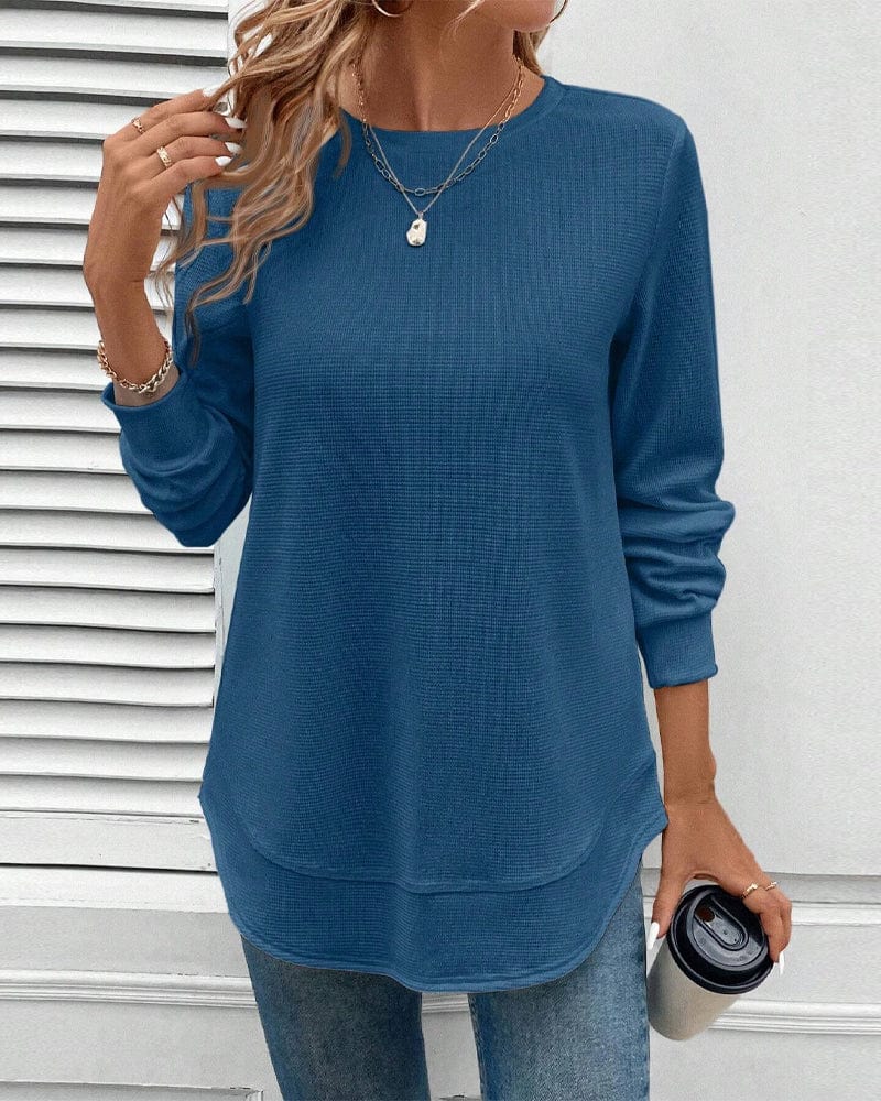 Marisa™ O-Neck Long Sleeve