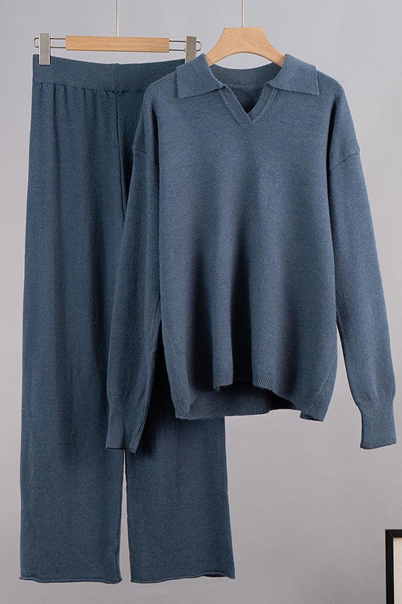 Camille – Soft Knit Polo Set