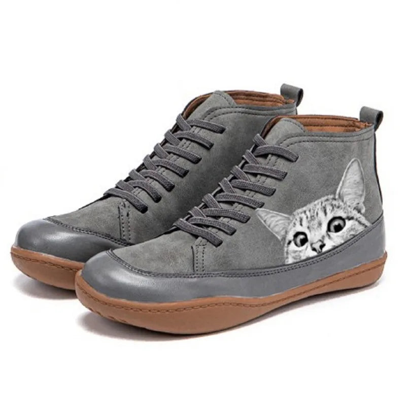 Aria™ – Playful Cat-Art Boots