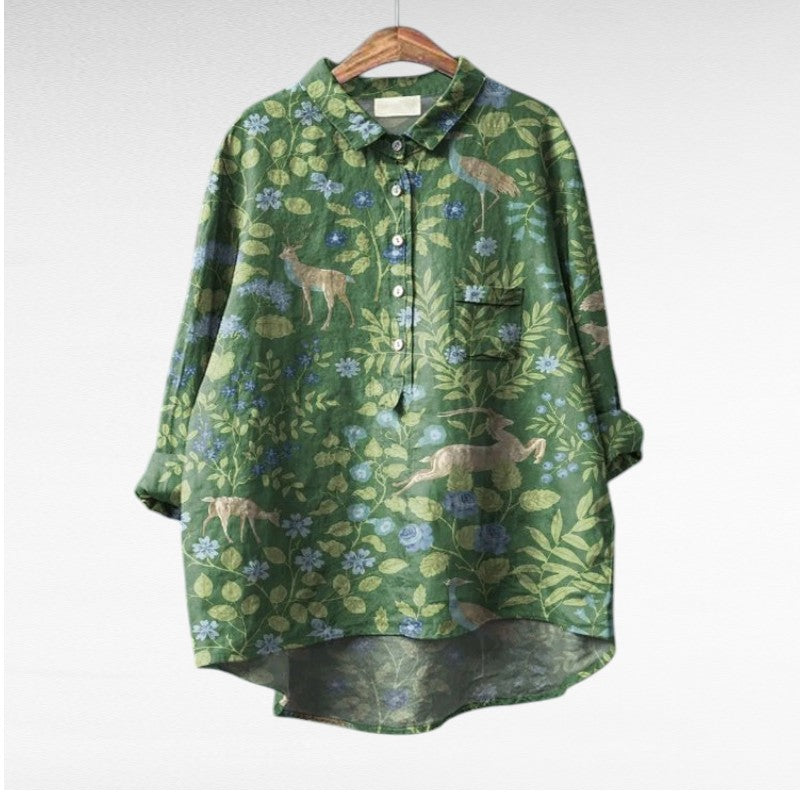 Sophie – Vintage Floral Blouse