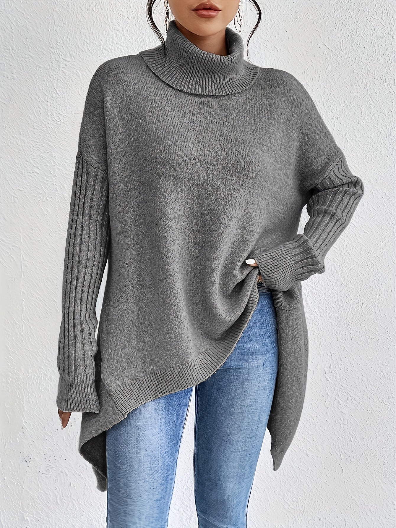 Lena™ - High Neck Sweater