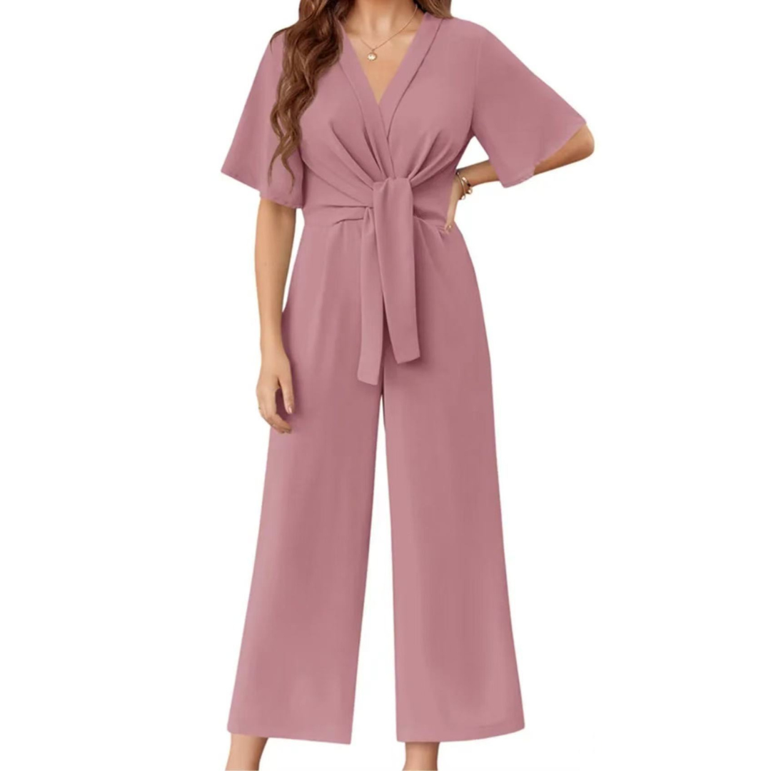 Nerina™ – Soft Tie Knot Jumpsuit