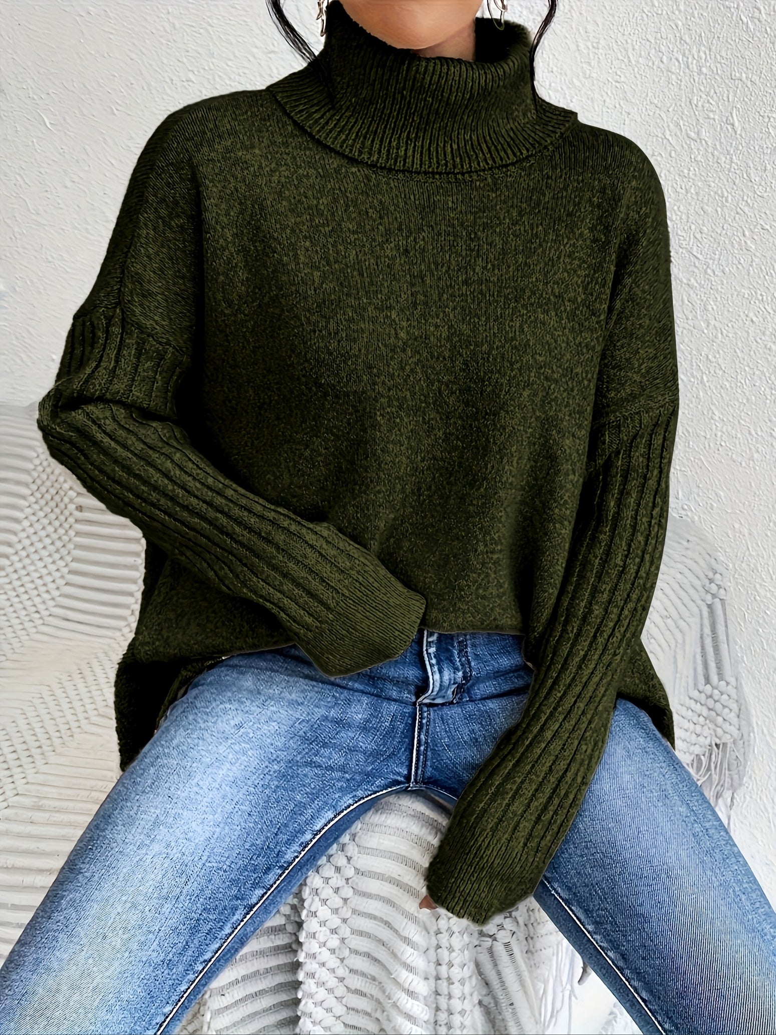 Lena™ - High Neck Sweater
