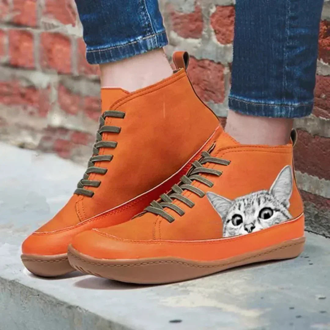 Aria™ – Playful Cat-Art Boots