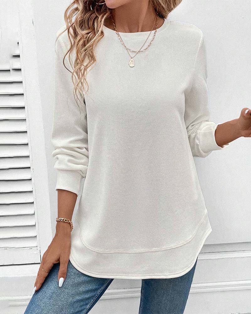 Marisa™ O-Neck Long Sleeve