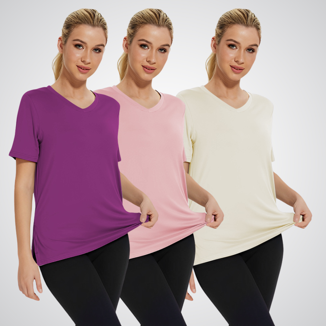 Aria™ – Relaxed Fit Tee Trio (Pack of 3)