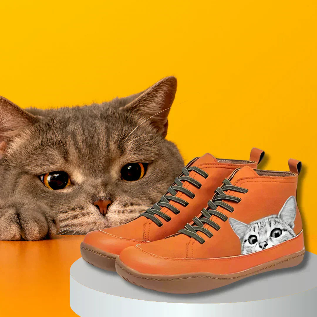 Aria™ – Playful Cat-Art Boots