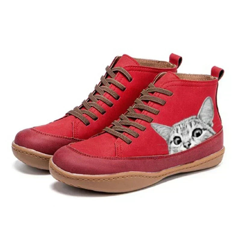 Aria™ – Playful Cat-Art Boots