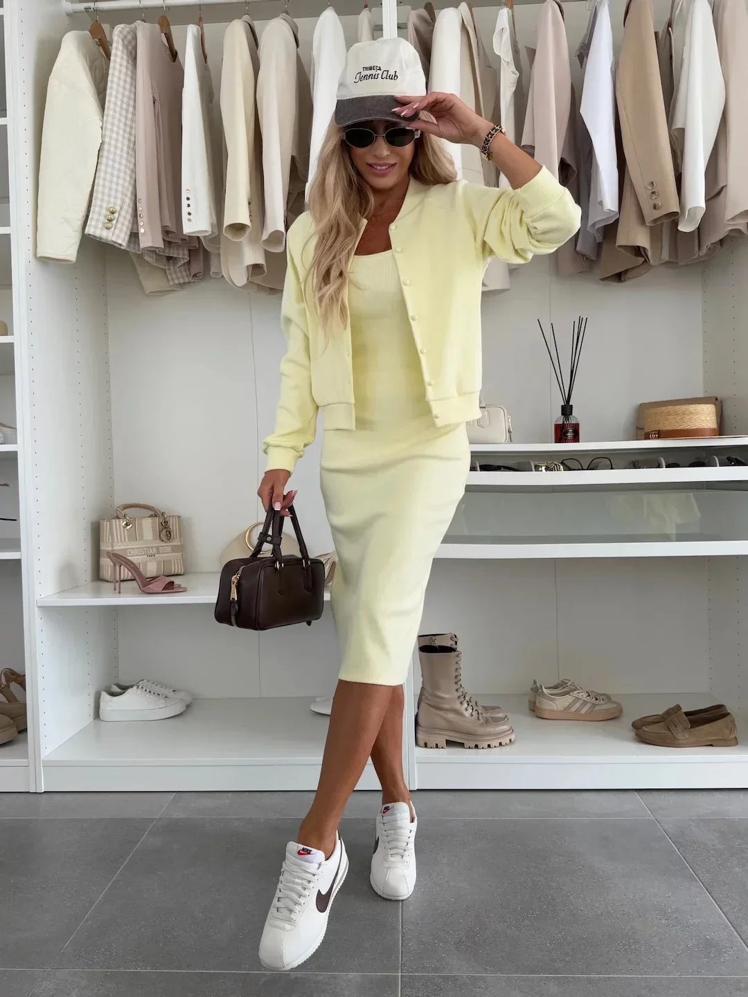 Manon | Comfortable Midi Dress & Jacket