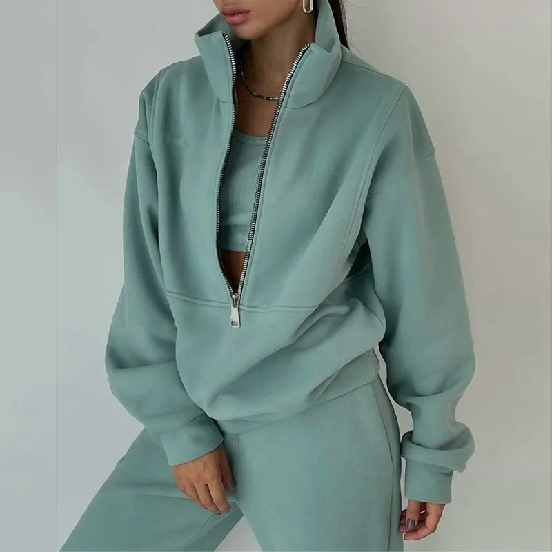 Jade – Zip Lounge Co-Ord Set