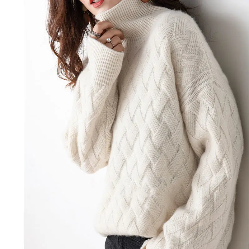 Isolde™ – Soft Knit High-Neck Sweater