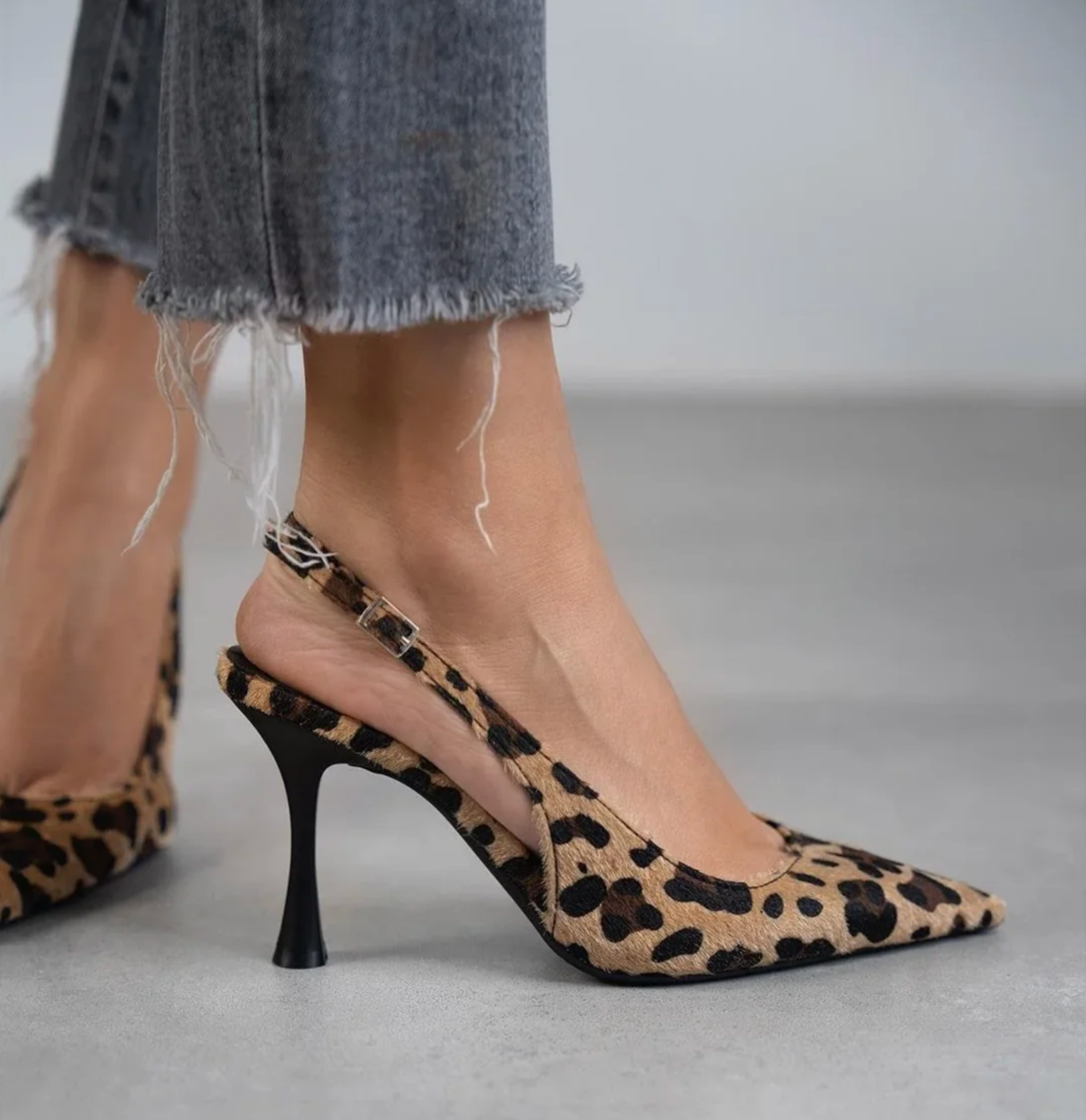 Sophie™ | Elegant Nude Slingback Heels