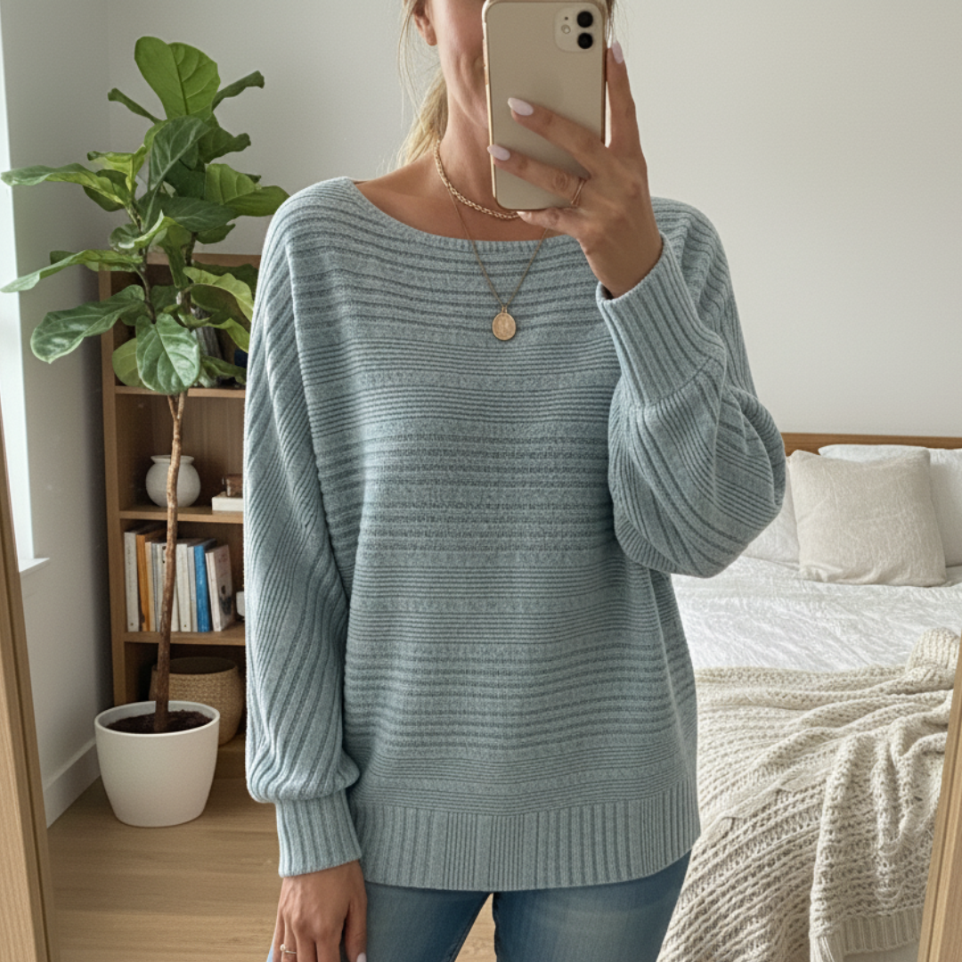 Faye™ – Classic Striped Knit Top