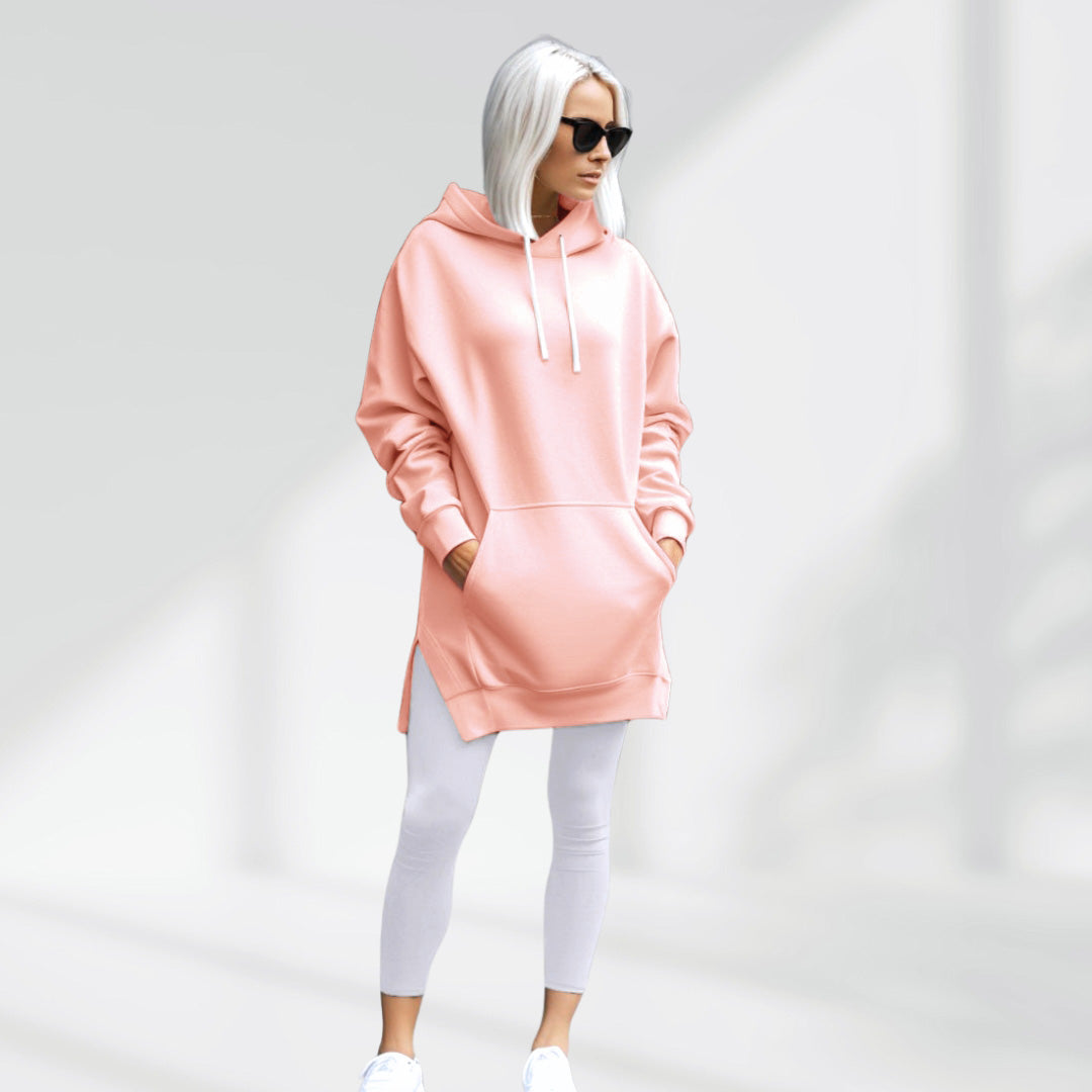 Olivia – Oversized Hoodie Dress With Pockets