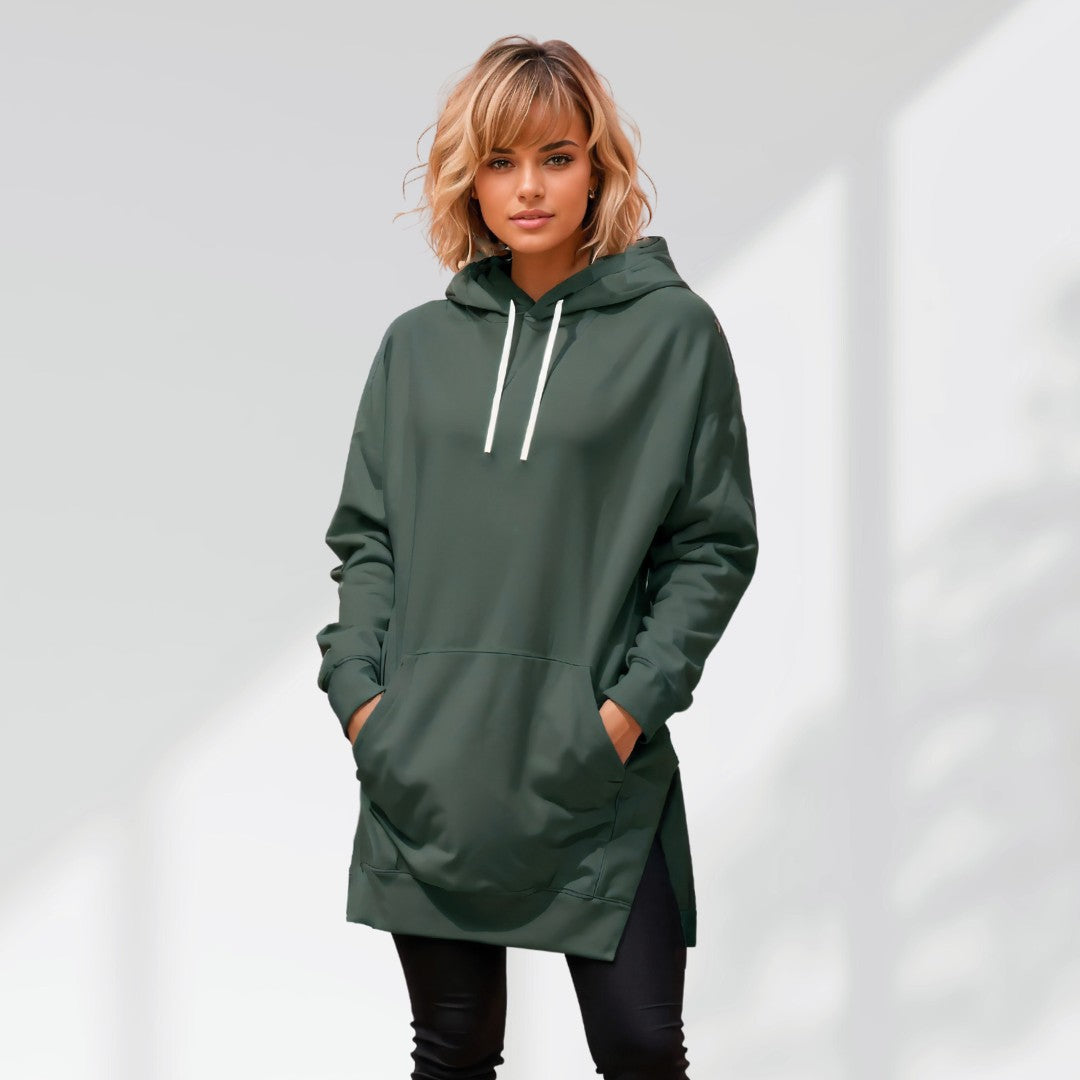 Olivia – Oversized Hoodie Dress With Pockets