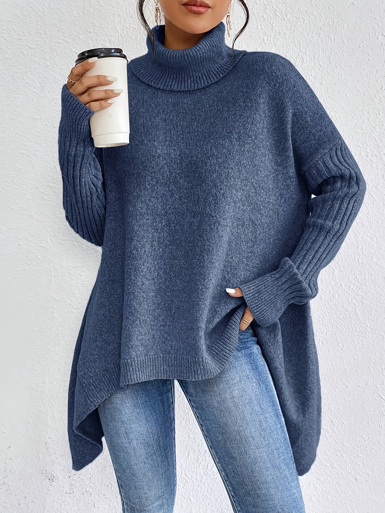 Lena™ - High Neck Sweater