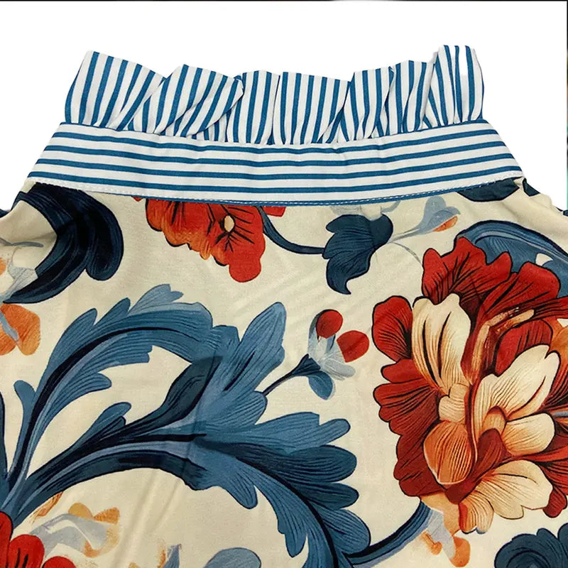 Rosalie™ – Vintage Floral Printed Blouse