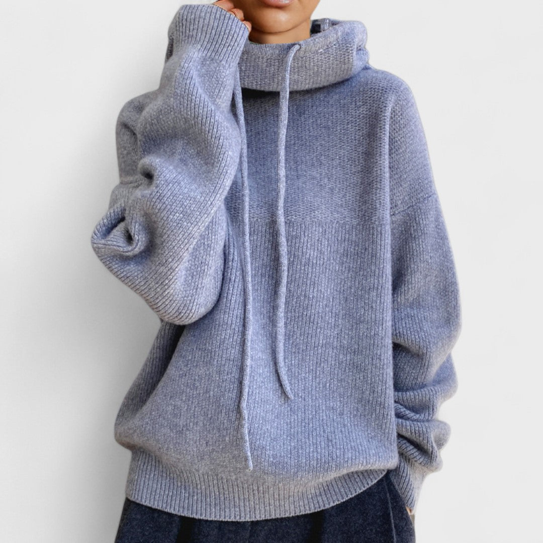 Charlotte™ – Merino Wool Knit Hoodie